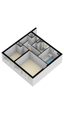 Floorplan - Salmstraat 68, 6161 EN Geleen